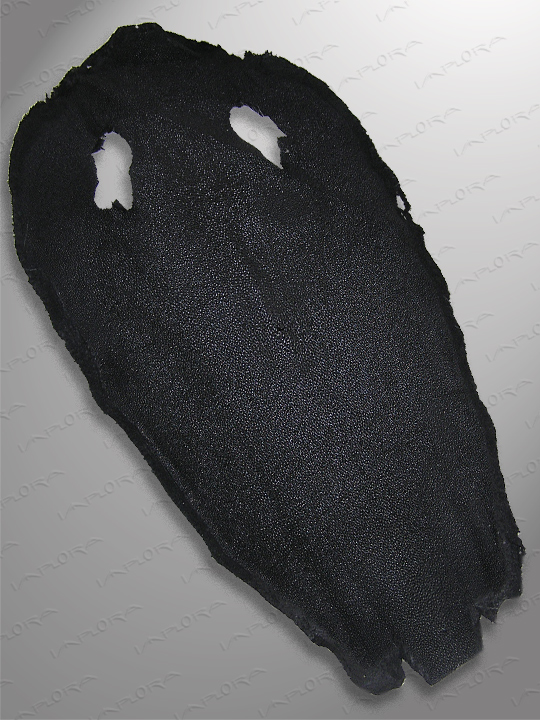 Implora Solid Black Stingray Leather