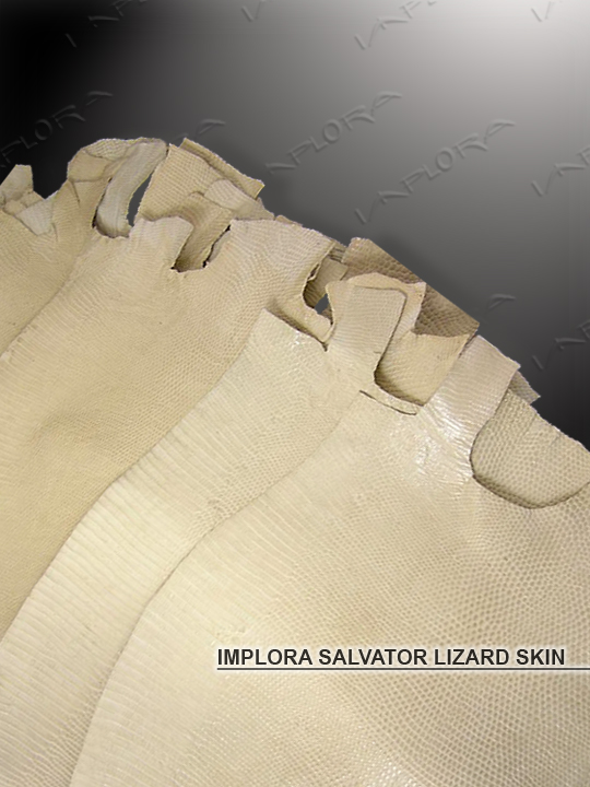 Implora Off-White Monitor Lizard Skin